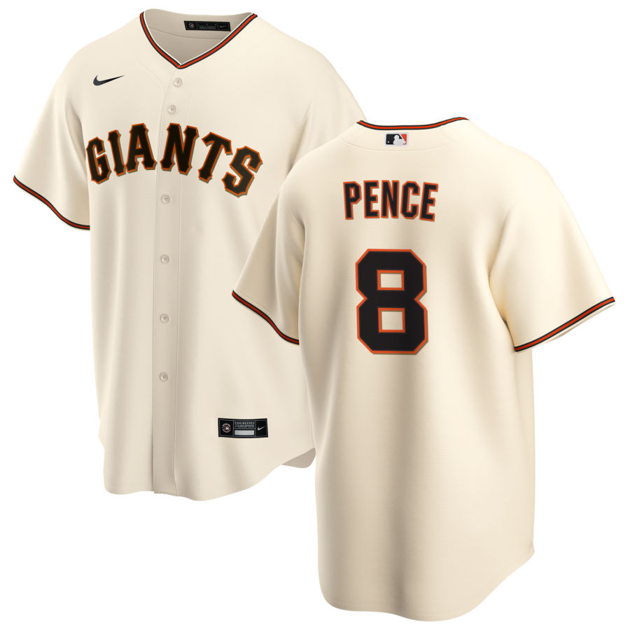 Nike Men #8 Hunter Pence San Francisco Giants Baseball Jerseys Sale-Cream